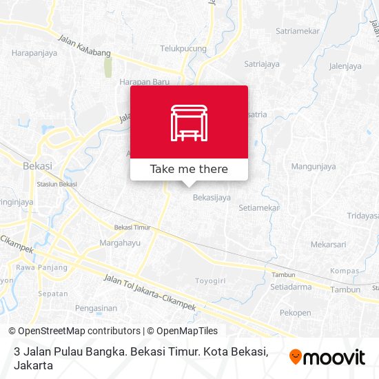 3 Jalan Pulau Bangka. Bekasi Timur. Kota Bekasi map