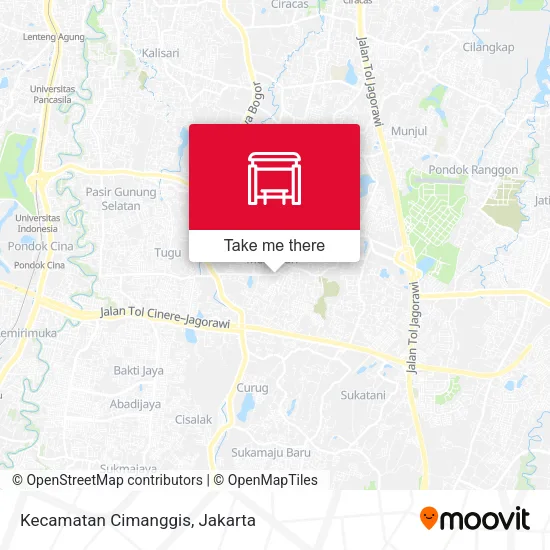 Kecamatan Cimanggis map