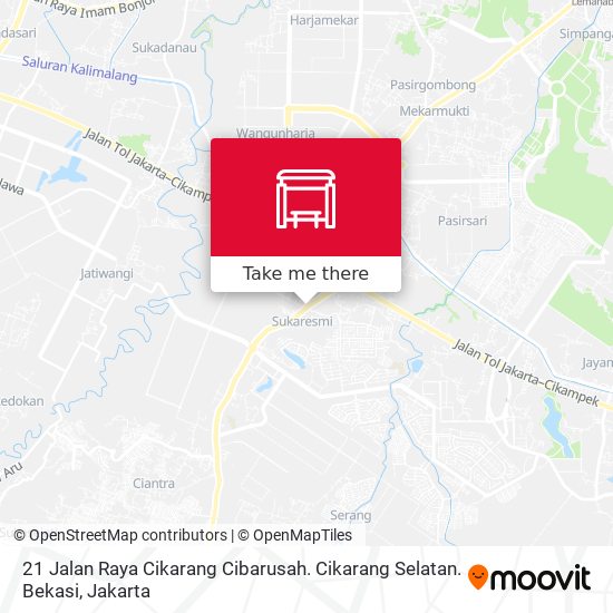 21 Jalan Raya Cikarang Cibarusah. Cikarang Selatan. Bekasi map
