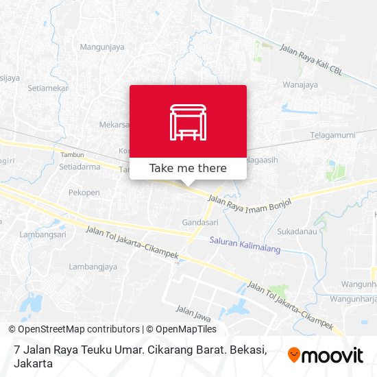 7 Jalan Raya Teuku Umar. Cikarang Barat. Bekasi map