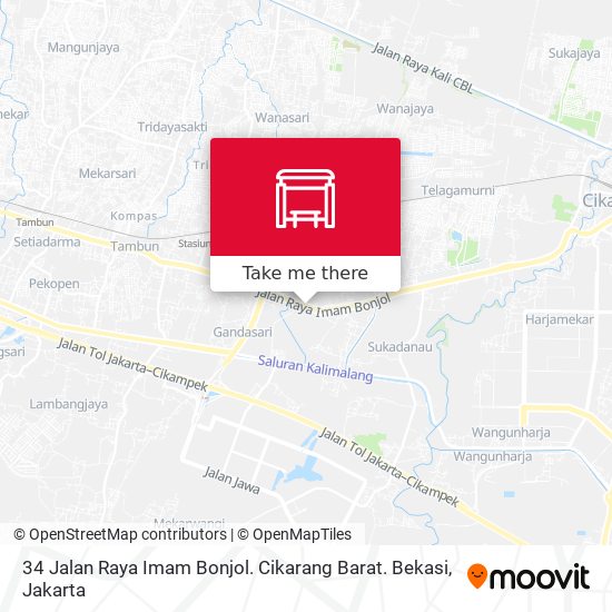 34 Jalan Raya Imam Bonjol. Cikarang Barat. Bekasi map