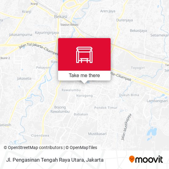 Jl. Pengasinan Tengah Raya Utara map
