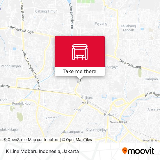 K Line Mobaru Indonesia map
