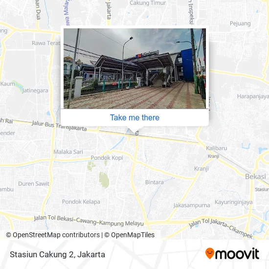 Stasiun Cakung 2 map