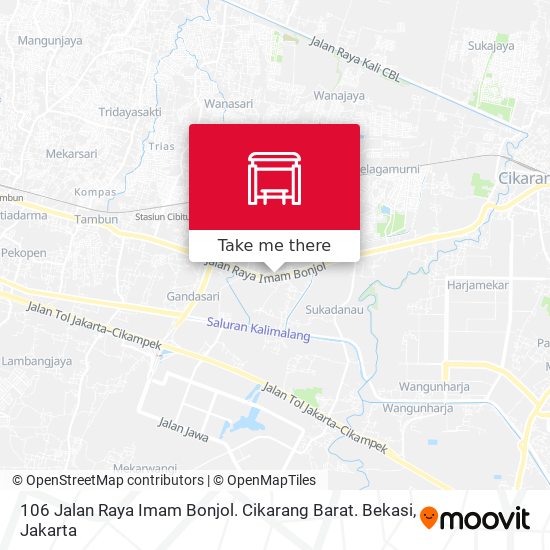106 Jalan Raya Imam Bonjol. Cikarang Barat. Bekasi map