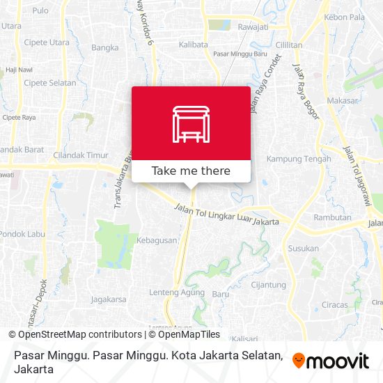 Pasar Minggu. Pasar Minggu. Kota Jakarta Selatan map