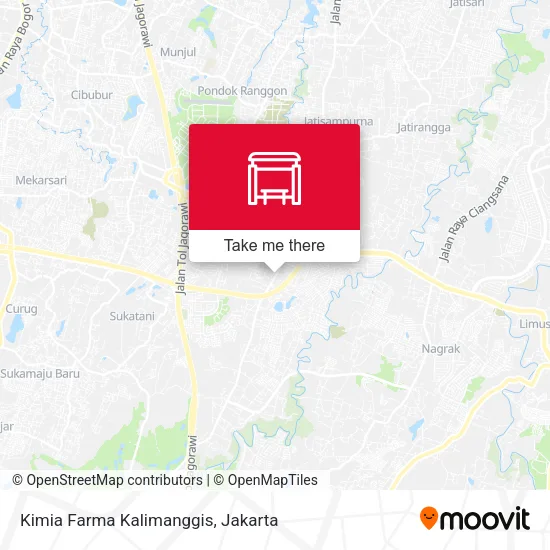 Kimia Farma Kalimanggis map
