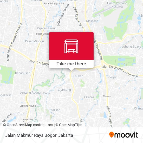 Jalan Makmur Raya Bogor map