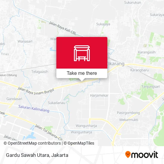 Gardu Sawah Utara map