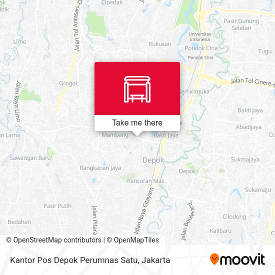 Kantor Pos Depok Perumnas Satu map