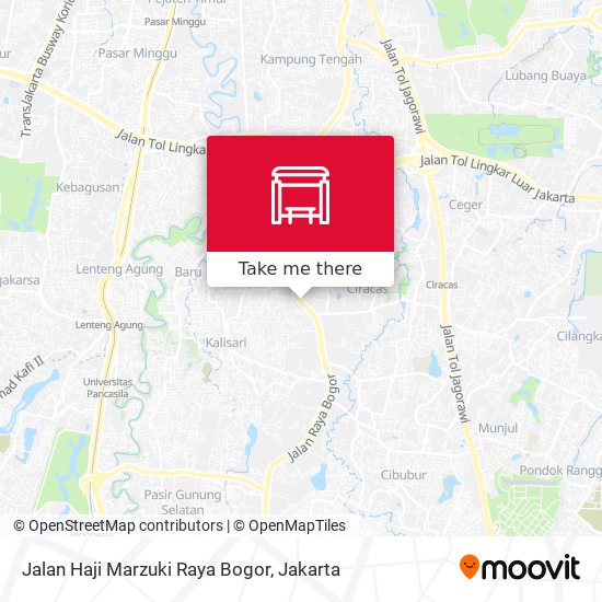 Jalan Haji Marzuki Raya Bogor map