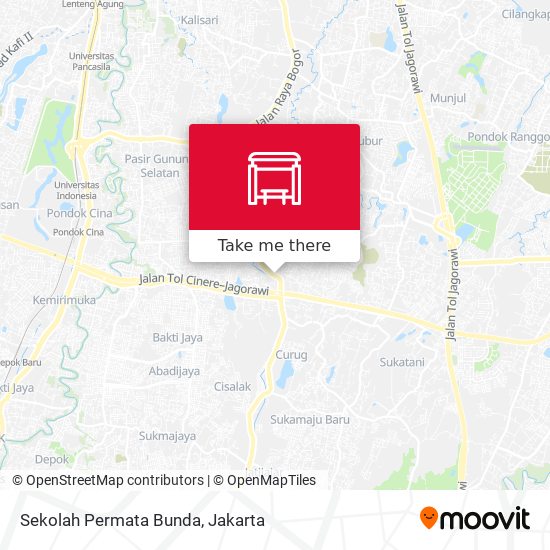 Sekolah Permata Bunda map