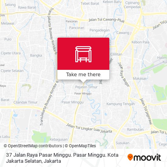 37 Jalan Raya Pasar Minggu. Pasar Minggu. Kota Jakarta Selatan map
