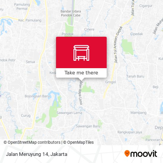 Jalan Meruyung 14 map