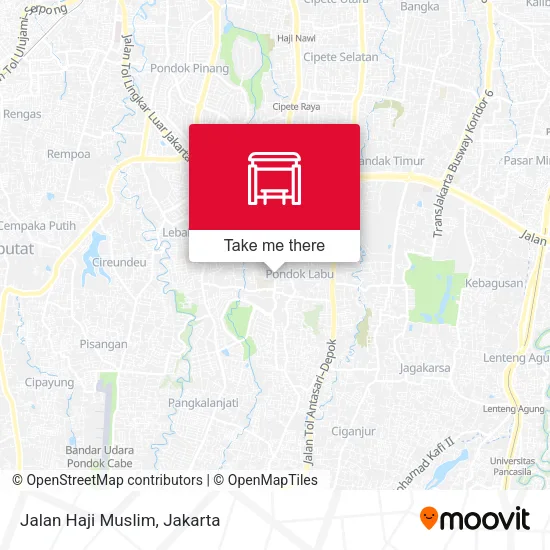 Jalan Haji Muslim map
