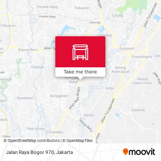 Jalan Raya Bogor 970 map