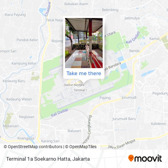 Terminal 1a Soekarno Hatta map