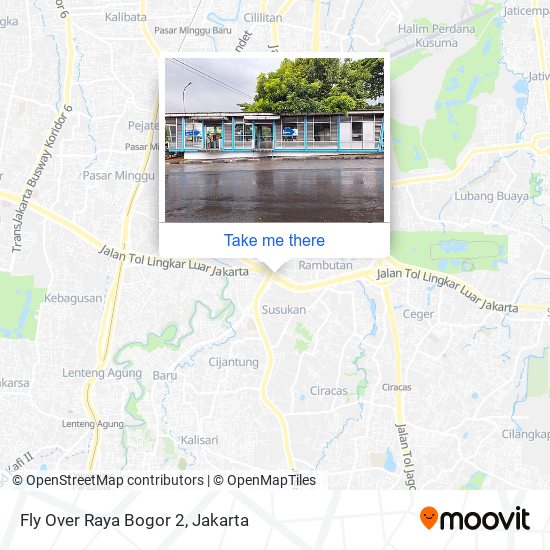 Fly Over Raya Bogor 2 map