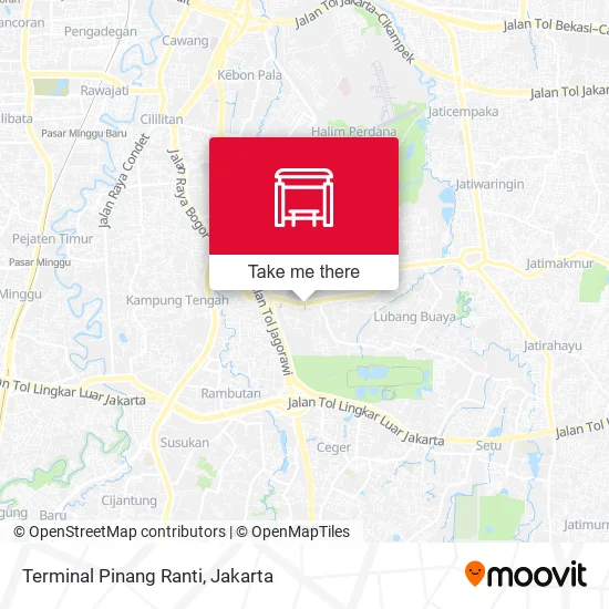 Terminal Pinang Ranti map