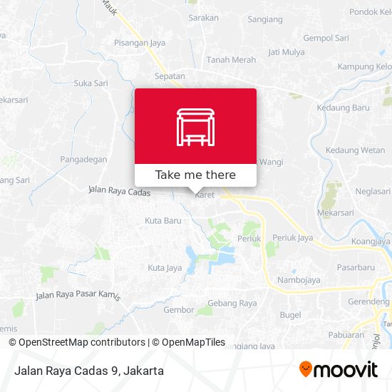 Jalan Raya Cadas 9 map