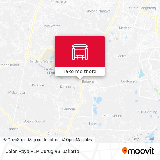 Jalan Raya PLP Curug 93 map