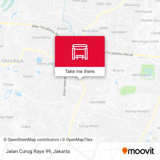 Jalan Curug Raya 99 map