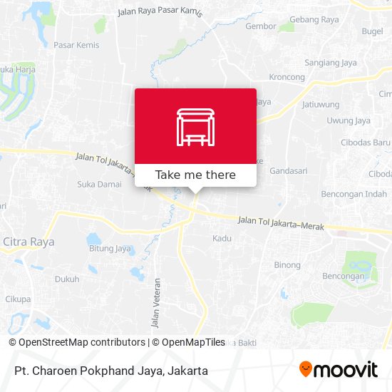 Pt. Charoen Pokphand Jaya map