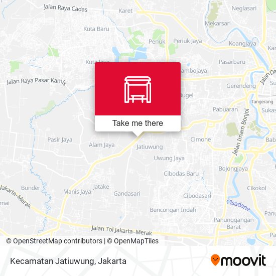 Kecamatan Jatiuwung map