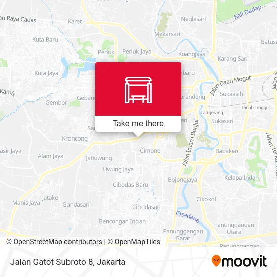 Jalan Gatot Subroto 8 map