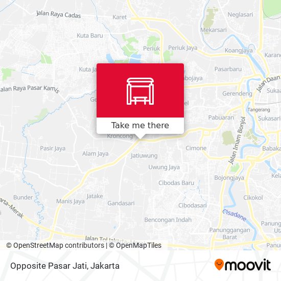 Opposite Pasar Jati map