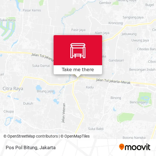 Pos Pol Bitung map