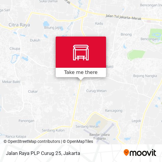 Jalan Raya PLP Curug 25 map