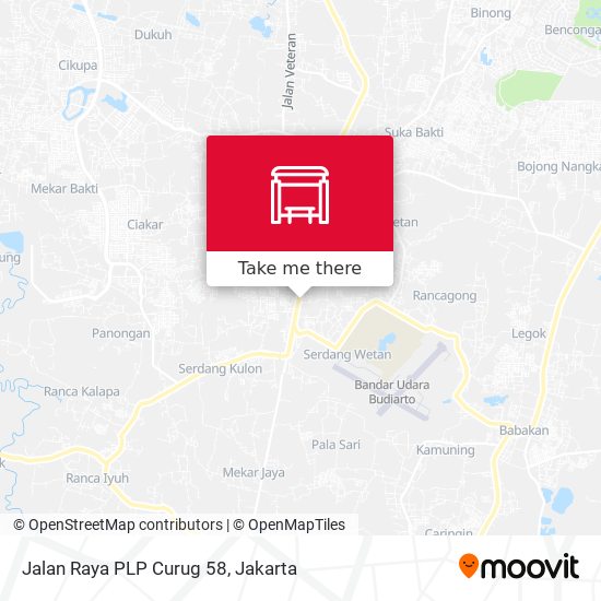 Jalan Raya PLP Curug 58 map