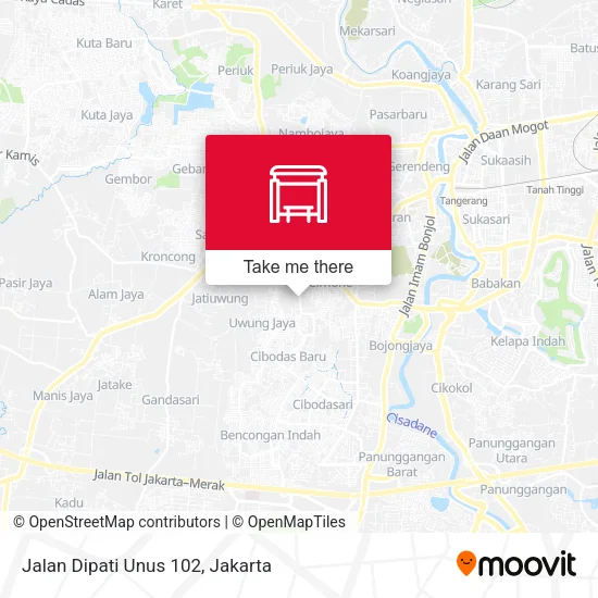 Jalan Dipati Unus 102 map