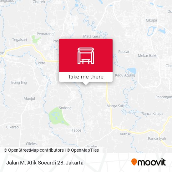 Jalan M. Atik Soeardi 28 map