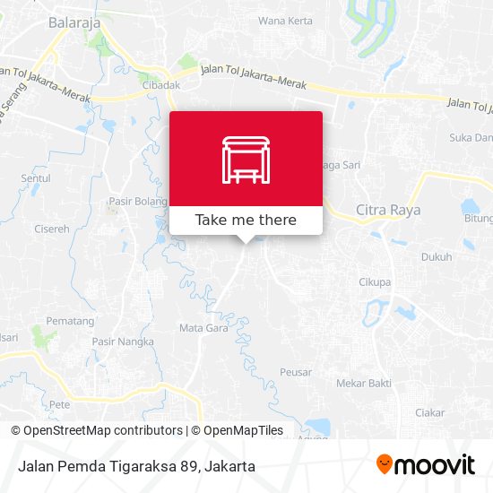 Jalan Pemda Tigaraksa 89 map