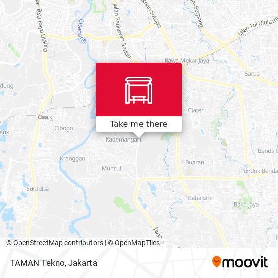 TAMAN Tekno map