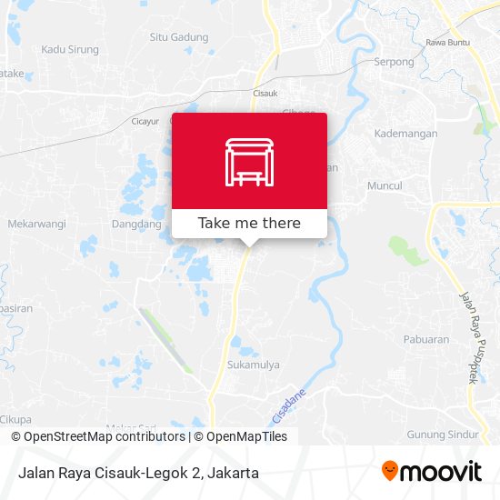 Jalan Raya Cisauk-Legok 2 map