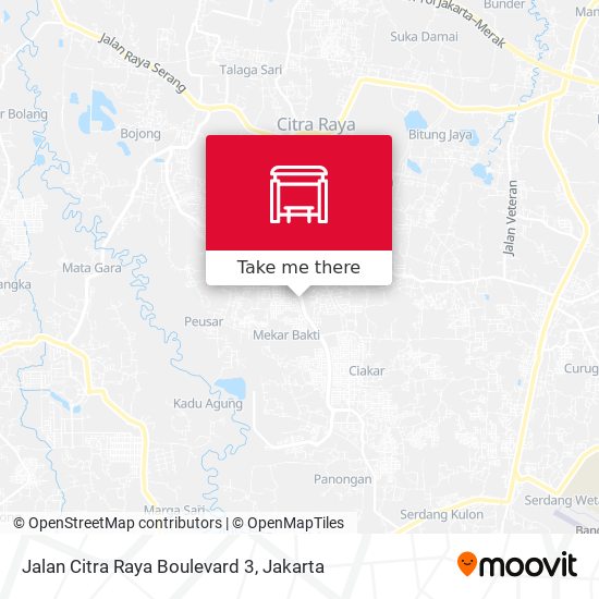 Jalan Citra Raya Boulevard 3 map