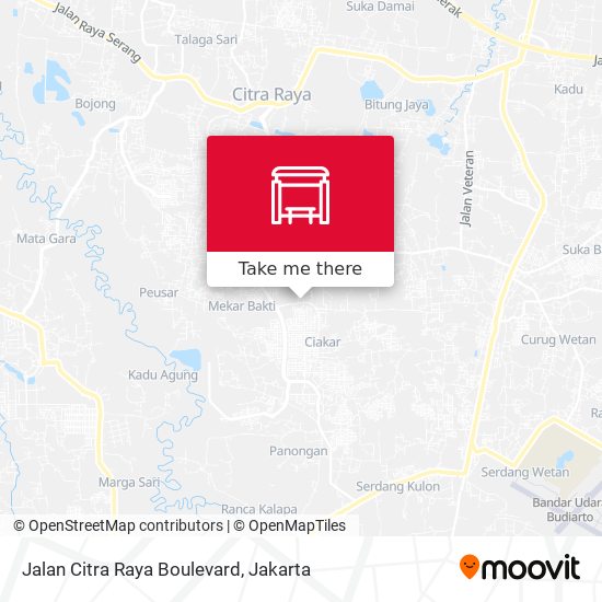 Jalan Citra Raya Boulevard map