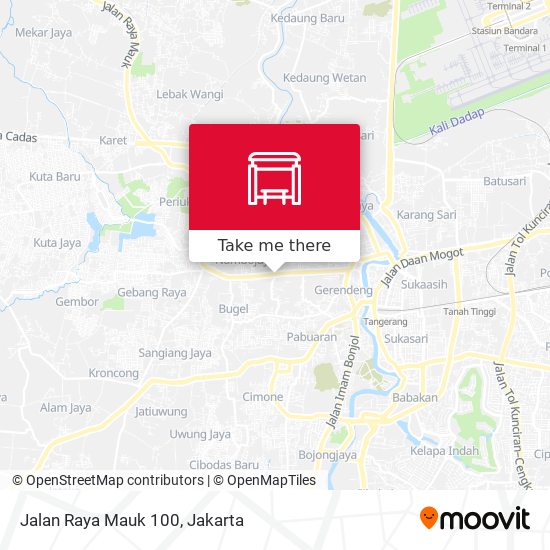 Jalan Raya Mauk 100 map