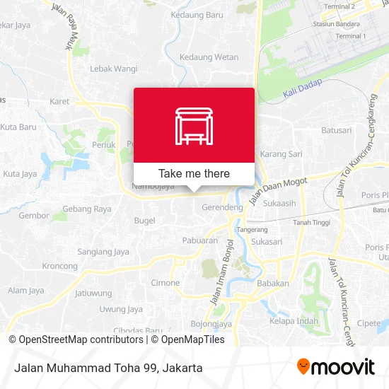 Jalan Muhammad Toha 99 map