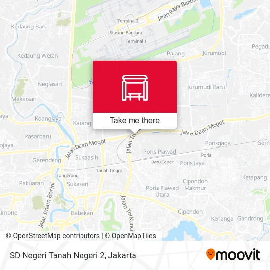SD Negeri Tanah Negeri 2 map