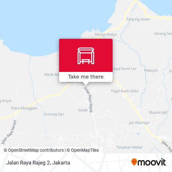 Jalan Raya Rajeg 2 map