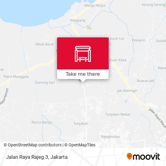 Jalan Raya Rajeg 3 map