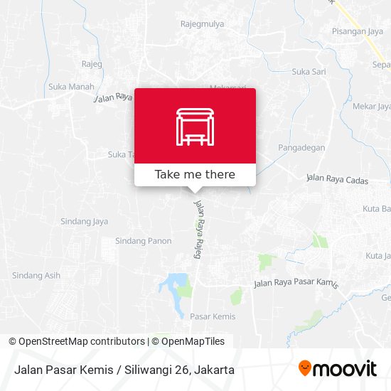 Jalan Pasar Kemis / Siliwangi 26 map