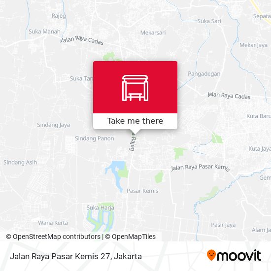 Jalan Raya Pasar Kemis 27 map