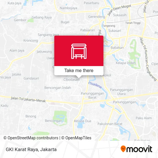 GKI Karat Raya map