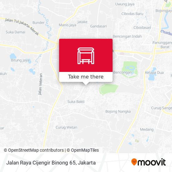 Jalan Raya Cijengir Binong 65 map