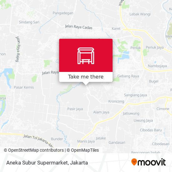 Aneka Subur Supermarket map